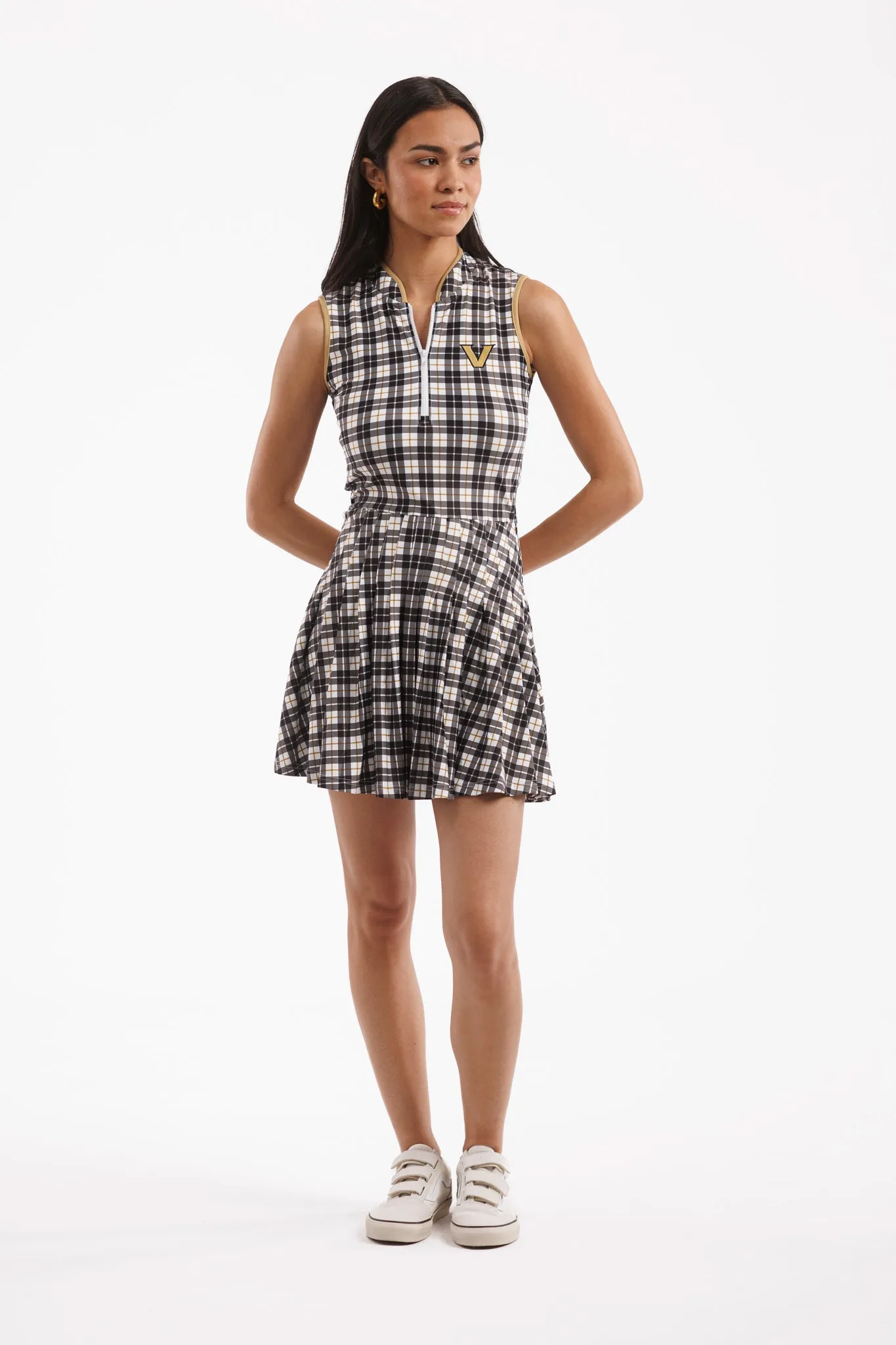 Tailgate Collection Mackenzie Dress - Vandy Plaid