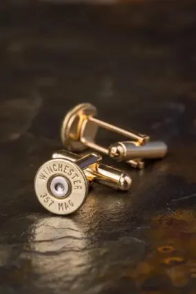 Winchester 357 Magnum Thin Bullet Cuff Links