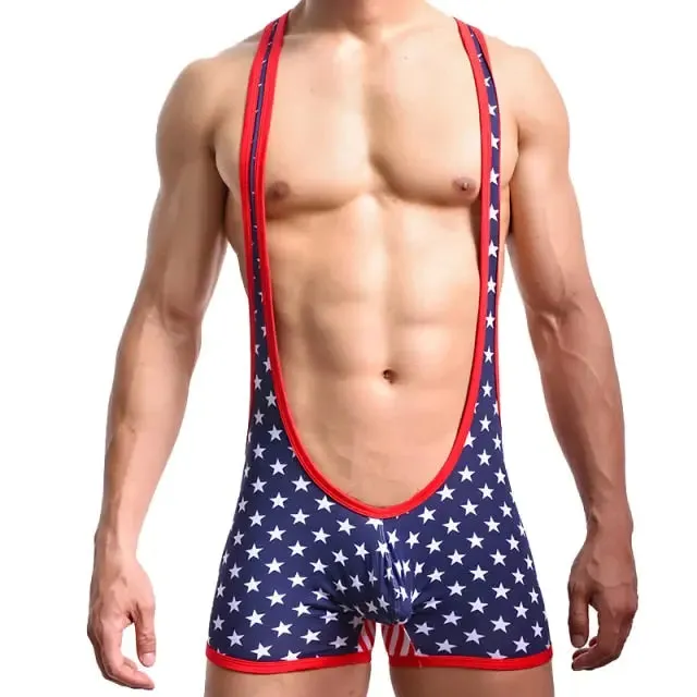 Wrestling Open Chest Singlet